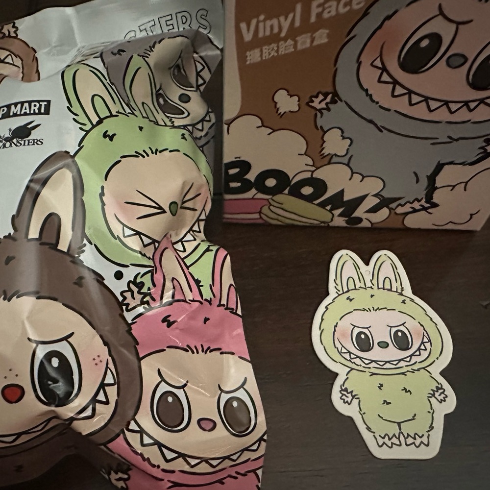 Cute Monster Vinyl Face Stickers
